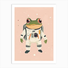 Astronaut Frog Art Print