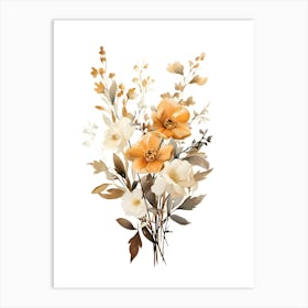 Flowers In A Vase 20 Art Print