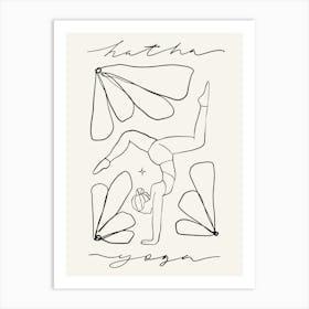 Yoga Pose 3 Art Print