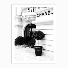 Chanell Shop Chanell Entrance Luxury Fashion Art Print