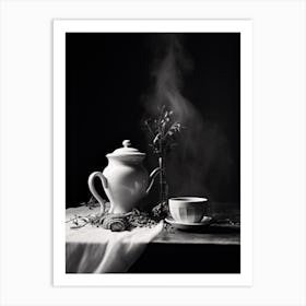Amantea, Italy, Black And White Photography 2 Art Print