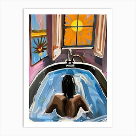 Bathing In The Sun Art Print