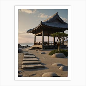 Asian Pagoda 1 Art Print