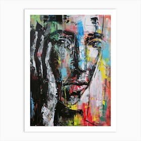 Abstract Of A Woman Art Print