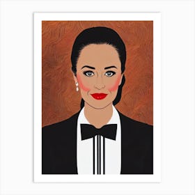 Christine Taylor Illustration Movies Art Print