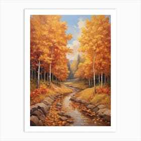 Autumn Creek Art Print