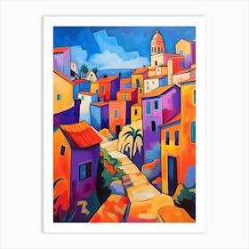 Gozo Malta 1 Fauvist Painting Art Print