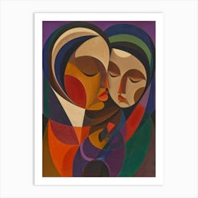 Mother And Child 3 Art Print