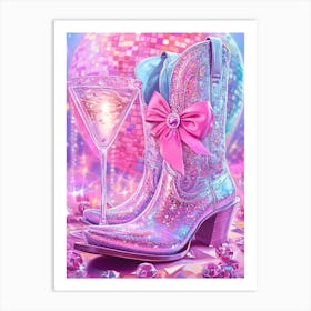 Cowboy Boots 3 Art Print