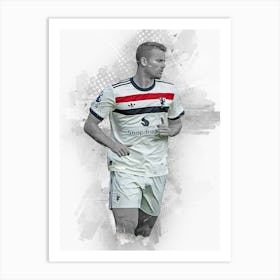 Matthijs De Ligt Drawing 1 Art Print