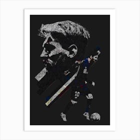 Lionel Messi 12 Art Print