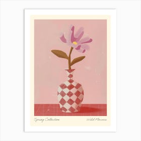 Spring Collection Wild Flower Vase 4 Art Print
