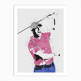 Rory Mcilroy Art Print