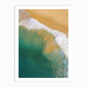 Aerial View Of A Beach 127 Art Print