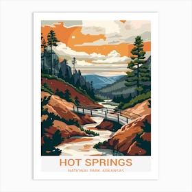 Hot Springs National Park Art Print