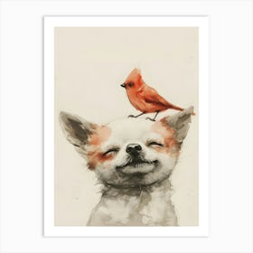 Chihuahua Bird Art Print