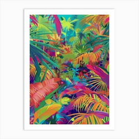 Tropical Jungle 19 Art Print