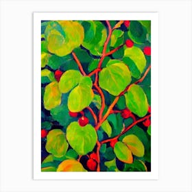 Salal Berry 2 Fruit Vibrant Matisse Inspired Painting Fruit Art Print