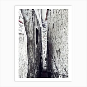 Narrow Alley Art Print