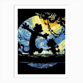 Calvin and Hobbes III Art Print