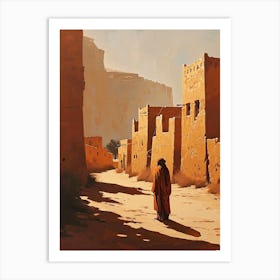 Arabian Man In The Desert Art Print