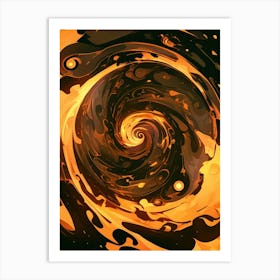 Abstract Swirl Art Print