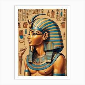 Pharaoh Khen Art Print