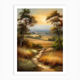 Walk In The Countryside Art Print