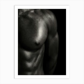 Man With A Chest 1 Art Print