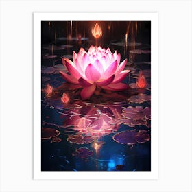 Lotus Flower 14 Art Print