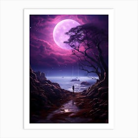 Full Moon Art Print