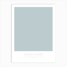 The Colour Block Collection - Aqua Haze Art Print