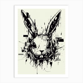 Bunny Head Art Print