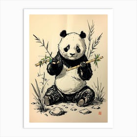 Panda Bear 10 Art Print