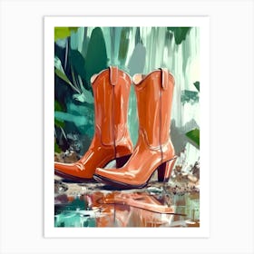 Cowboy Boots 9 Art Print