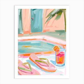 Pooltime Art Print