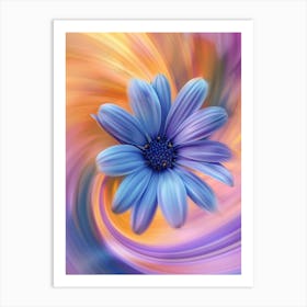 Abstract Flower 6 Art Print