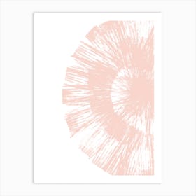 Pink Shell One Set Art Print