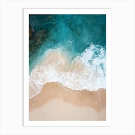 Beach - Beach Stock Videos & Royalty-Free Footage Art Print