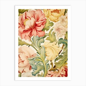 Floral Wallpaper 53 Art Print