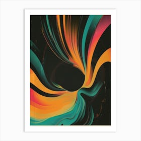 Abstract Swirls 1 Art Print