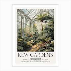 William Morris Print Botanical Kew Gardens Print Vintage London Art Print