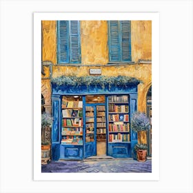 Florence Book Nook Bookshop 1 Art Print