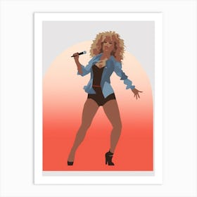 Tina Turner Icon Poster 3 Art Print