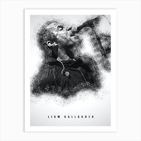 Liam Gallagher Art Print
