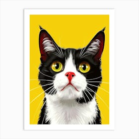 Portrait Of A Cat 3 Art Print