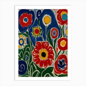 Flower Garden 1 Art Print