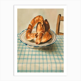 Plate Of Bread 1 Art Print