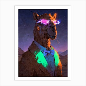 Camel With Glasses Art Print