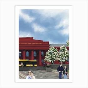 Kyiv University In Spring Art Print